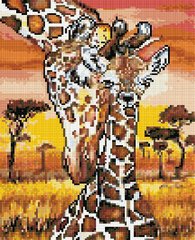 480 грн  Алмазная мозаика EJ459 Набор алмазной мозаики на подрамнике Маленький жираф