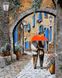 MR-Q2117 Раскраска по номерам Апельсиновый зонтик Худ Гвидо Борелли