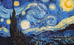 1 200 грн  Алмазная мозаика КДИ-1217 Набор алмазной вышивки-мозаики Звездная ночь. Художник Vincent Willem Van Gogh