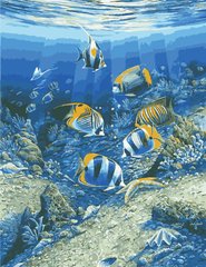 535 грн  Живопис за номерами AS0966 Набір для малювання по номерам Підводний світ