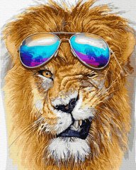 279 грн  Живопис за номерами BK-GX28170 Картина для малювання за номерами Модний лев