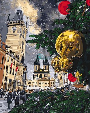299 грн  Живопись по номерам KH3562 Картина-раскраска Рождественские каникулы