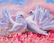 КДИ-1151 Набір алмазної вишивки мозаики Пара голубів