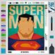 TWD40001 Набір діамантової вишивки Постер Супермена