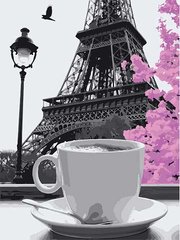 295 грн  Живопись по номерам 11208-AC Набор-раскраска по номерам Кофе в Париже