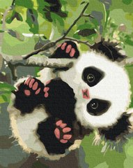 329 грн  Живопись по номерам BS51959 Картина по номерам Игривая панда 40 х 50 см