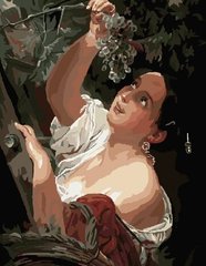 425 грн  Живопись по номерам PGX8150 Раскраска по номерам Женщина эпохи барокко