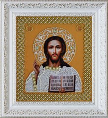 508 грн   P-207 Ікона Христа Спасителя. Вінчальна пара (золото) Набір для вишивання бісером