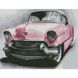 Набір для творчості алмазна картина Рожеве авто, 30х40 см HX422