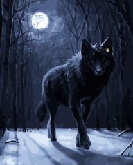 279 грн  Живопись по номерам BK-GX28842 Набор-картина по номерами Волк при луне