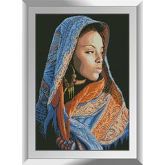 764 грн  Алмазная мозаика 31356 Африканская девушка Набор алмазной живописи