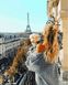 VP1097 Парижський балкон Набір-картина за номерами