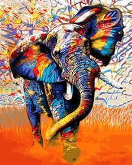 459 грн  Живопись по номерам VP1341 Картина-раскраска по номерам Красочный слон