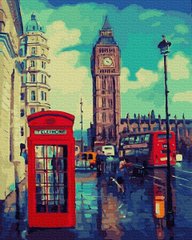 279 грн  Живопис за номерами BK-GX26616 Картина для малювання за номерами На вулицях Лондону