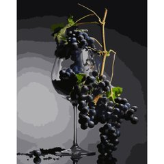 395 грн  Живопис за номерами Набір для розпису по номерах Келих винограду ,40х50 см, SY6753