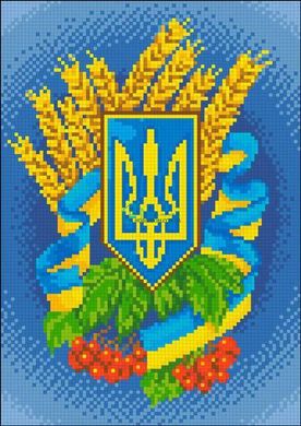 410 грн  Алмазная мозаика Алмазная мозаика 21х30см Символы Украины АМВ-111