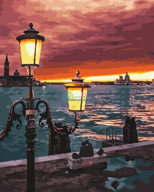 339 грн  Живопись по номерам BK-GX39253 Раскраска для рисования по цифрам Фонари Венеции